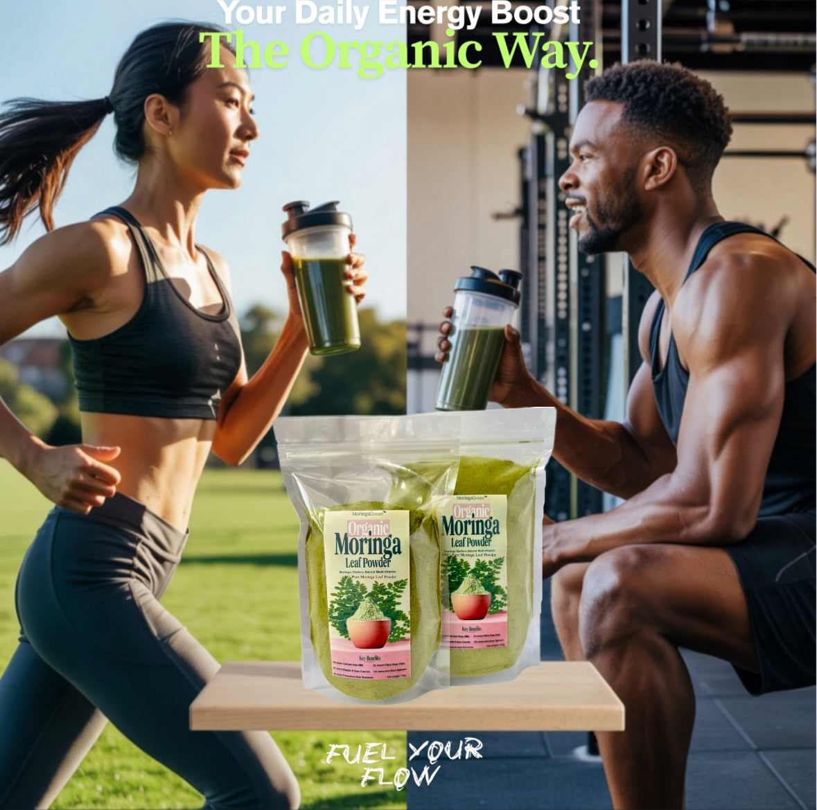 Moringa Essentials Bundle - (Tea + Powder)